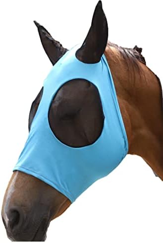 Маска за мухи Ankaier Horse (син цвят)