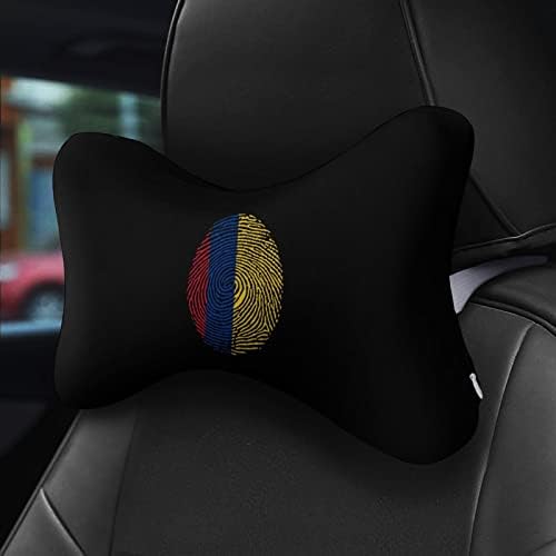 Колумбийски Флаг Пръст на Автомобилната въздушна Възглавница За Шията Мека Автомобили Възглавница За главата