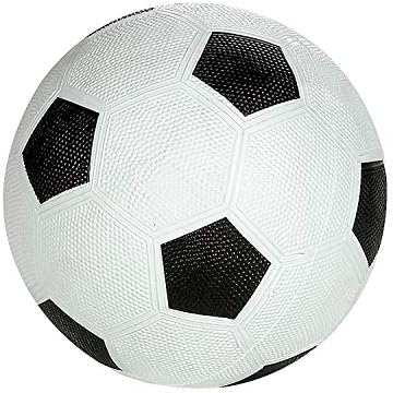 Комплект гумени футболни топки Забавни Express (идва с 6 здрави топки, за да проверите за практикуване на пластика, учители и Партита