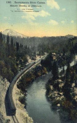 Пощенска картичка от планината Шаста, щата Орегон