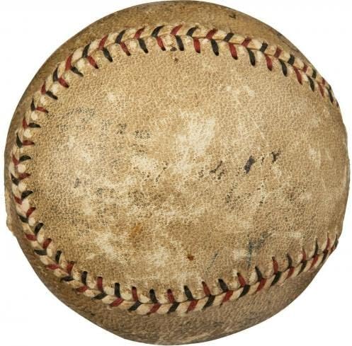 През 1920-те години Джим Торп Подписа Игра, в която са използвани бейзболни топки на Официалната Национална лига бейзбол PSA DNA COA - MLB