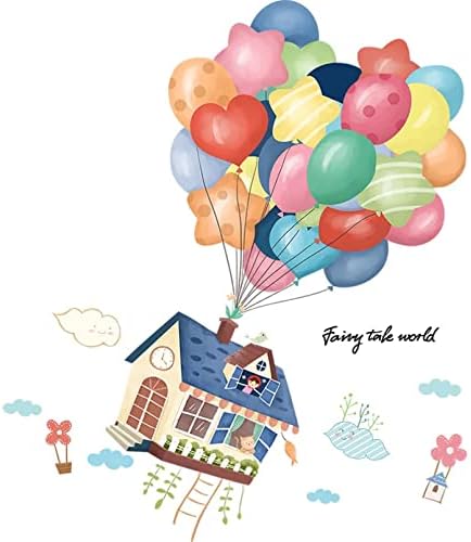 Цветни Балони Стикери за Стена DIY Животни Стикери за Стени, Детски Стаи, Детска Спалня, Декориране на Детски Дом