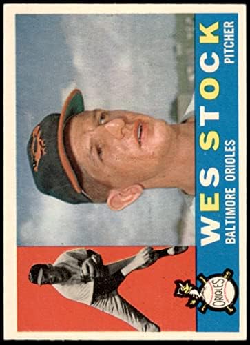 1960 Topps 481 Уес Състав Балтимор Ориълс (Бейзболна картичка) Ню Йорк / MT Orioles