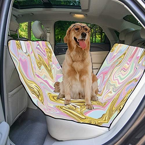 Калъф за седалка кучета ENEVOTX Обичай Мрамор Дизайн, Стил, Художествена Структура Печат Седалките на колата