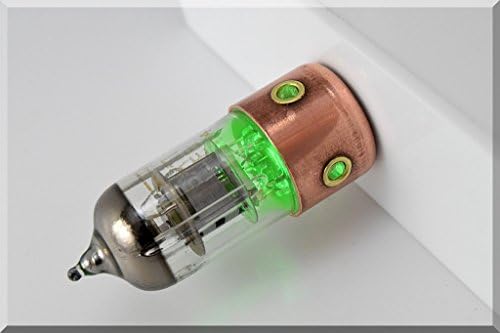 USB флаш памет ръчно изработени 64 GB Зелен цвят, с пентодными катодни вакуумни лампи. Steampunk/Индустриален