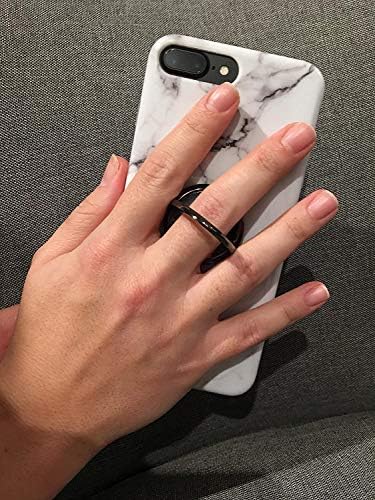 Триизмерно изображение на Бляскавата Черната момичета с диамантена монограм K - Телефонни пръстени (phr_349900_1)