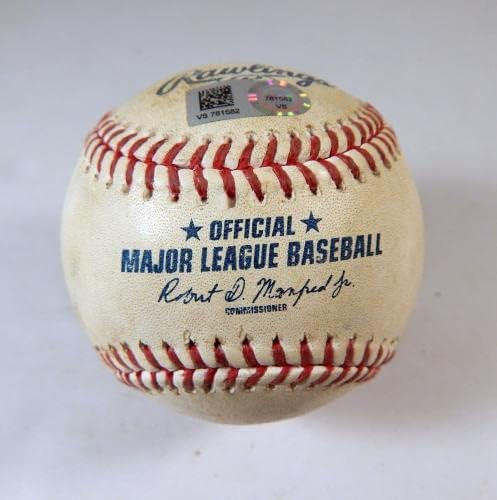 2022 Синсинати Редс Питсбърг Пайрэтс Използвана Бейзбол Эшкрафт Рохас Фал - Използваните Бейзболни топки