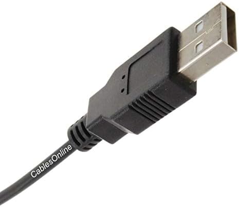 CablesOnline 5-крак конектор USB 2.0 A за свързване към 5-номера за контакт спиральному кабел Micro USB под Левия ъгъл, USB-15C5L