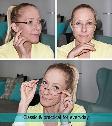 LUR 7 опаковки очила за четене без рамки + 6 опаковки класически очила за четене (общо 13 двойки ридеров + 2,00)