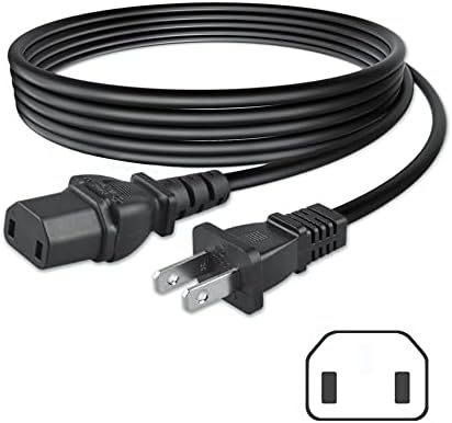 Смяна на захранващия кабел за променлив ток PKPOWER UL дължина 6,6 фута за модели усилватели на Pioneer BDP-05FD