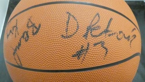 1992-93 Баскетболни топки с автографи на отбор Ню Джърси Нетс, включително Дражена Петрович, с Пълна Буква JSA