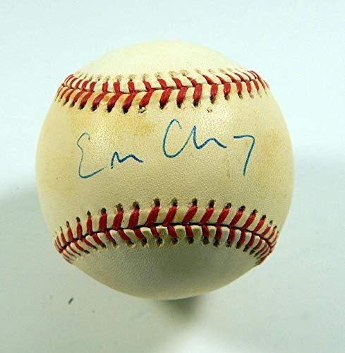 Ерик Чавес Подписа Официален Автограф Rawlings American League Baseball Auto DP03397 - Бейзболни Топки с Автографи