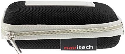 Черен твърд защитен калъф за слушалки Navitech, Съвместим с Bluetooth-слушалки JVC HA ET50BT