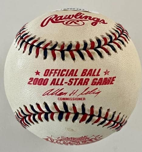 ДЕРЕК ДЖИТЪР (Янкис), Подписан от 2000 ALL STAR Baseball-писмо JSA BB69353 (EM) - Бейзболни топки с автографи