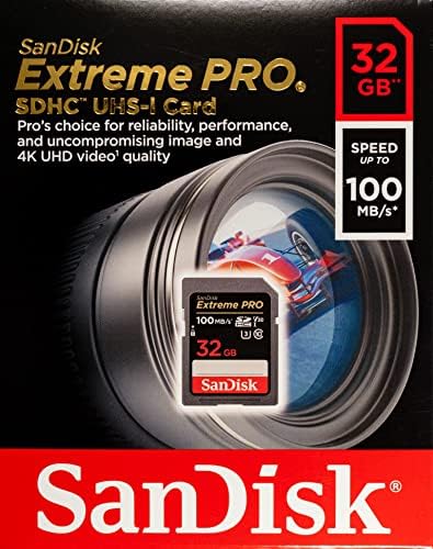 Карта памет SanDisk 32GB (пет пакети) SD HC Extreme Pro работи с цифров огледално-рефлексен фотоапарат SDHC