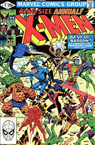 Свръхестествени Хора Х, годишен 5-то издание на Marvel comics | Крис Claremont Фантастичната четворка