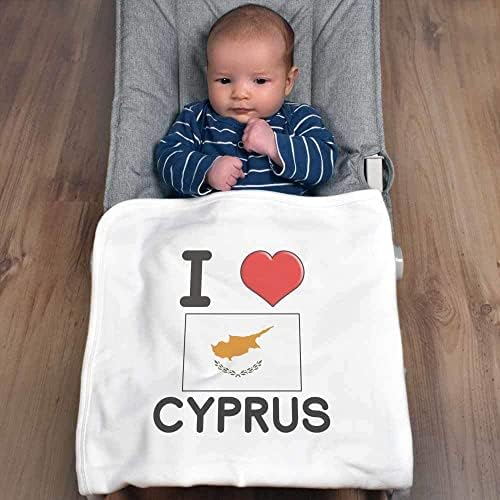Детско Памучно одеало /Шал Azeeda I Love Кипър (BY00025355)