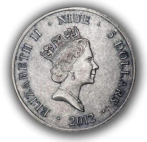 2012 Niué - важни исторически събития - Войната от 1812 г. - Кутузов - 2 грама - една Сребърна монета с антични