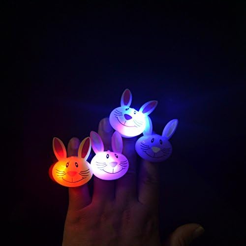 24-каратная Скоростна LED Светва Мигащи Пръстени Бъни Rabbit