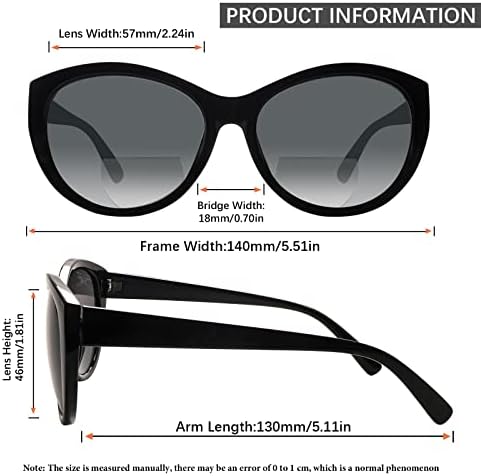 BONCAMOR 4 опаковки бифокальных слънчеви очила за четене за жени и мъже, модни слънчеви очила с защита UV400