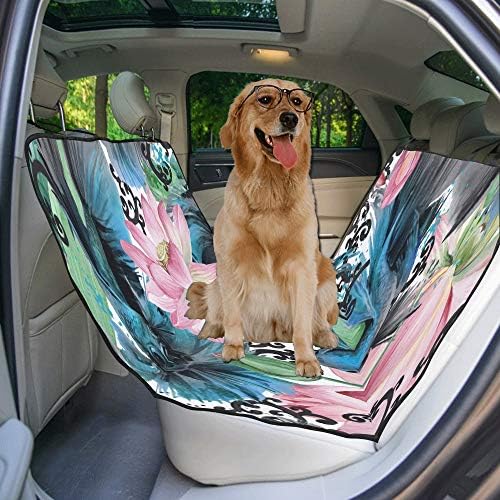 Калъф за седалка кучета ENEVOTX, Произведен по Поръчка, в Цвят Морско Дъно, Ръчно Печат, Покривала за автомобилни