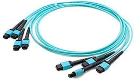 Допълнителен автоматична кабел 1 м 4xMPO OM4 Аква (ADD-TC-1M48-4MPF4)