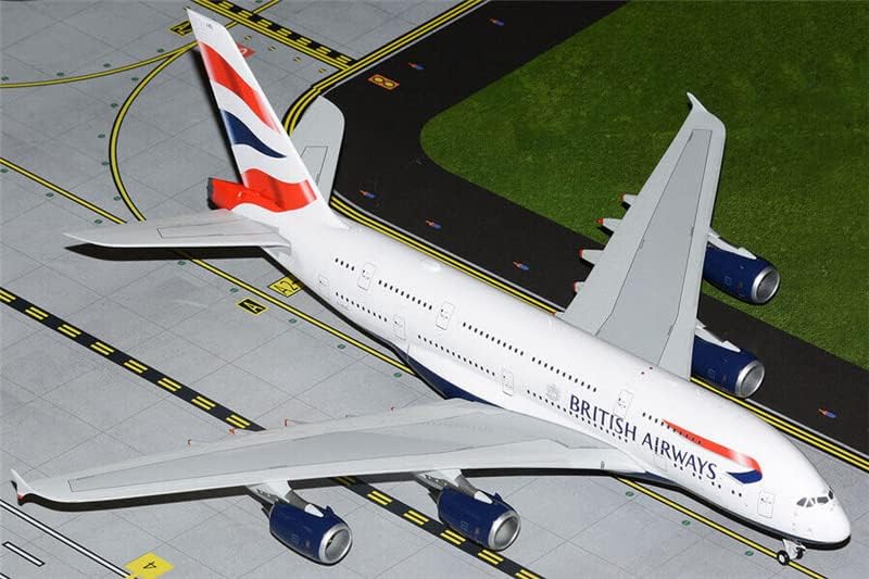 GeminiJets British Airways за самолет Airbus A380-800 G-XLEL 1/200, НАПРАВЕН ПОД НАТИСК, Готова модел