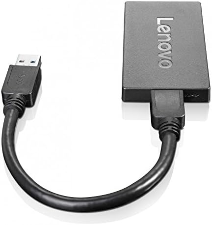 Външен видео адаптер Lenovo USB 3.0 - DisplayPort - за IdeaPad Miix 510-12; 710-12; ThinkPad E595; L470; L570;