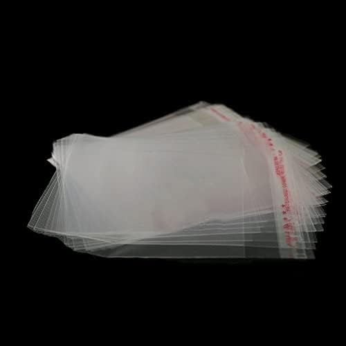 NC 100-200 бр. Прозрачни самозалепващи се найлонови торбички с печата 5x7 см / 6x8 см/8x10,5 см /10x14 см /14x20