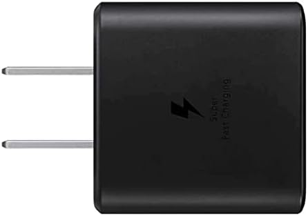 Официално стенно зарядно устройство Samsung 45W USB-C за бърза зарежда (черен)