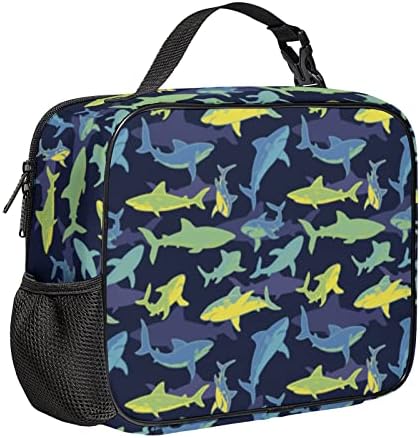 Чанта за обяд с многопластова цип Shark, Множество чанта за обяд в хладилника за мъже И жени, Подходящ За работа,
