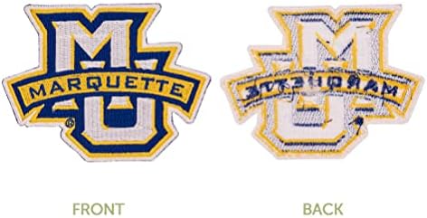 Нашивка Университет Marquette Златни орли МУ, Бродирани ленти, Апликация, Пришитая или выглаженная желязо Блейзър,