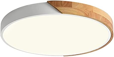Модерен led тавана лампа Vikaey и Черен Led тавана лампа с регулируема яркост (11,8 инча)