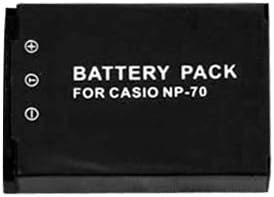 Power2000 NP-70 Замяна на литиево-йонна Батерия От 3.7 от 1100 ма за Някои цифрови фотоапарати Casio