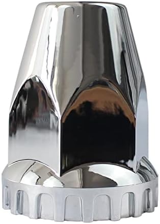 Винт от ABS-пластмаса KASONG 33 мм с хромирано Фитил от ABS-пластмаса Затваря Капака с Фланец за Полуремарке