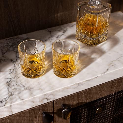 Комплект чаши за уиски Mon Verre Mayfair Crystal Glass DOF Double Старомодни Чаши за уиски - Комплект от 4