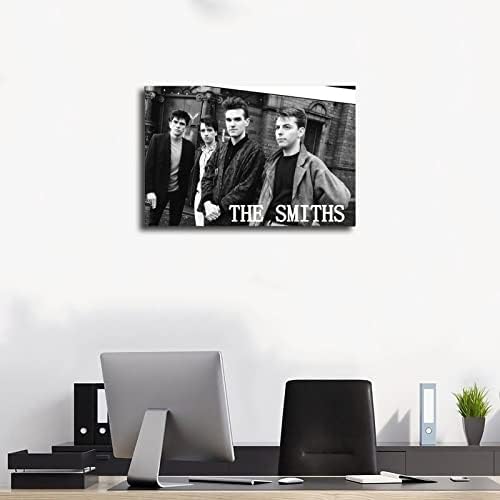 Музикален Плакат YOLANCH, Плакат на групата The Smiths, Носталгия Постер, Плакат, върху Платно, с монтиран на