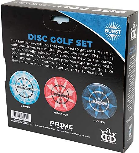 Раница Dynamic Disks Trooper за голф Prime Burst Disc Starter Set | В комплекта са включени чанта за игра на