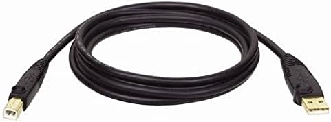 Високоскоростен кабел Трип Lite USB 2.0, тип A и Тип B (m/M), 10 фута, търговия на Дребно опаковка (U022-010-R),