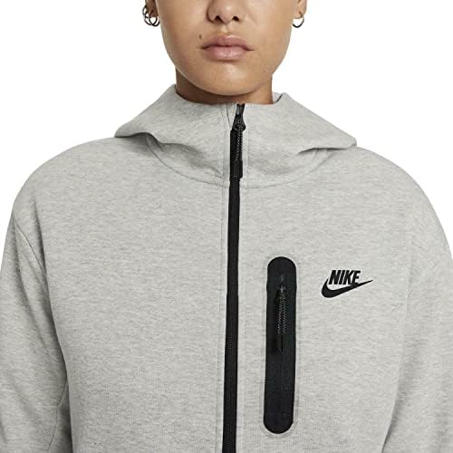 Дамски hoody Nike Sportswear от хай-тек руно Essential с пълна цип