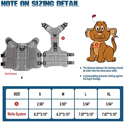 Тактическа шлейка за кучета PETNANNY - 2 Метални Катарами, Служебен Жилетка за кучета, Шлейка за големи Средни