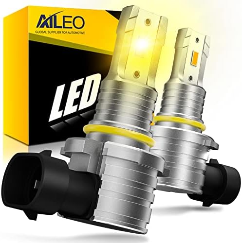 Led фарове за лампи AILEO 9005, на 350% по-ярка СДС-чип 40 W 8000лм, супер Ярки 3000 До Кехлибар и жълти led