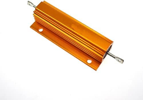 RX24 50 W Метален корпус Алуминиев Златен Резистор с Висока Мощност, Съпротивление на радиатора Златен Резистор