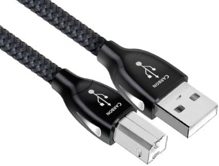 AudioQuest Carbon (0,75 м), Сив /Черен USB A-B