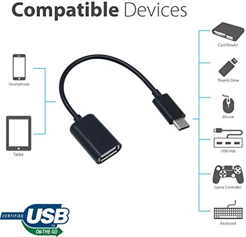 Адаптер за USB OTG-C 3.0, съвместим с вашия LG 13Z990-U. AAW5U1, осигурява бърз, доказан и многофункционално