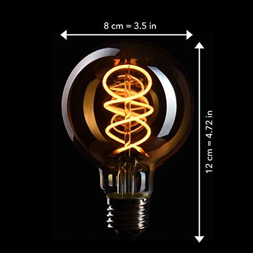 CROWN LED 3X Крушка на Едисон E26 Лампи с нажежаема Жичка, с регулируема яркост, 110-130 В Еквивалент на 40