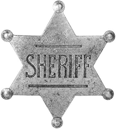 Маркови Икони на Шерифа Xanight, Метална Значка на Шериф за деца, Момичета и възрастни, Икона в западния полицейски
